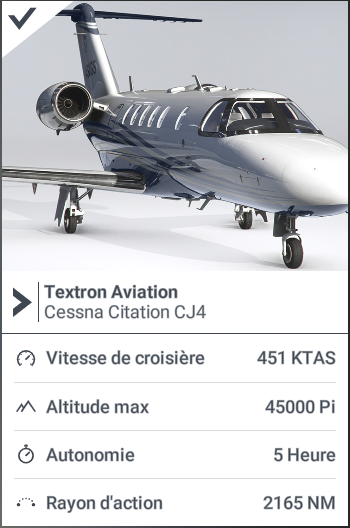 TEXTRON CESSNA Citation CJ4